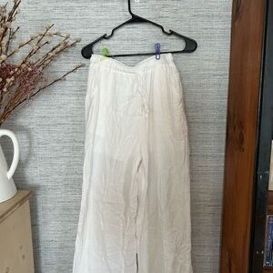 White Linen Pants